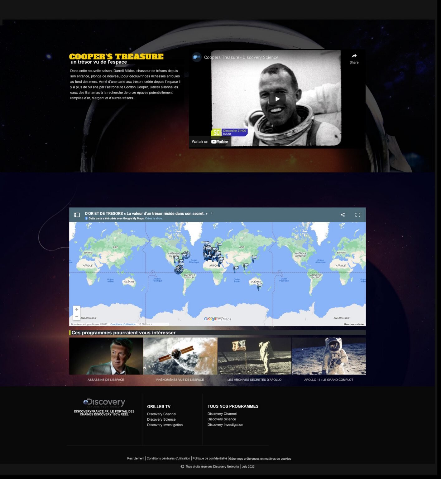 Portail Web Discovery